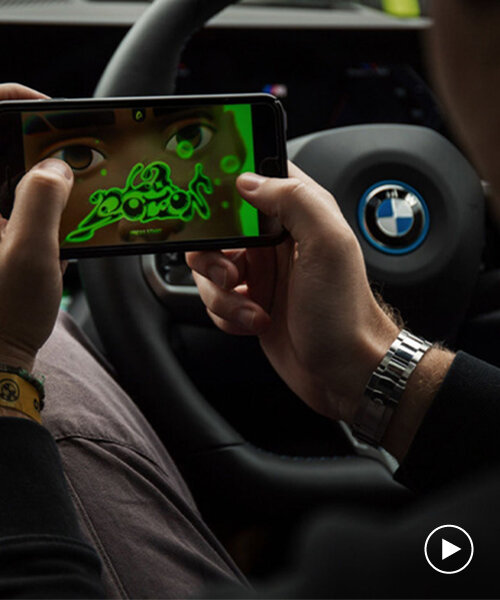 sara sadik turns BMW i5's AirConsole into an immersive gaming portal at frieze london 2023