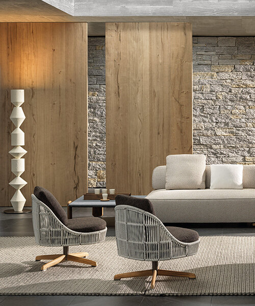 minotti creates indoor-outdoor synergy in contemporary 2023 collection