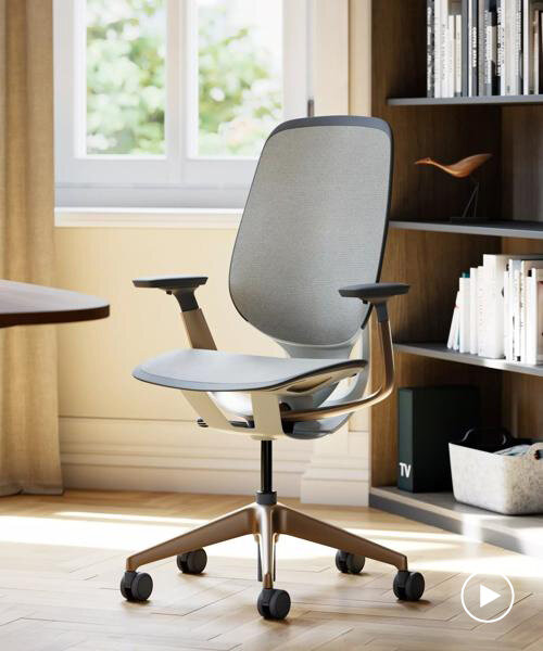 steelcase’s karman creates an ergonomic office chair for an age of restraint